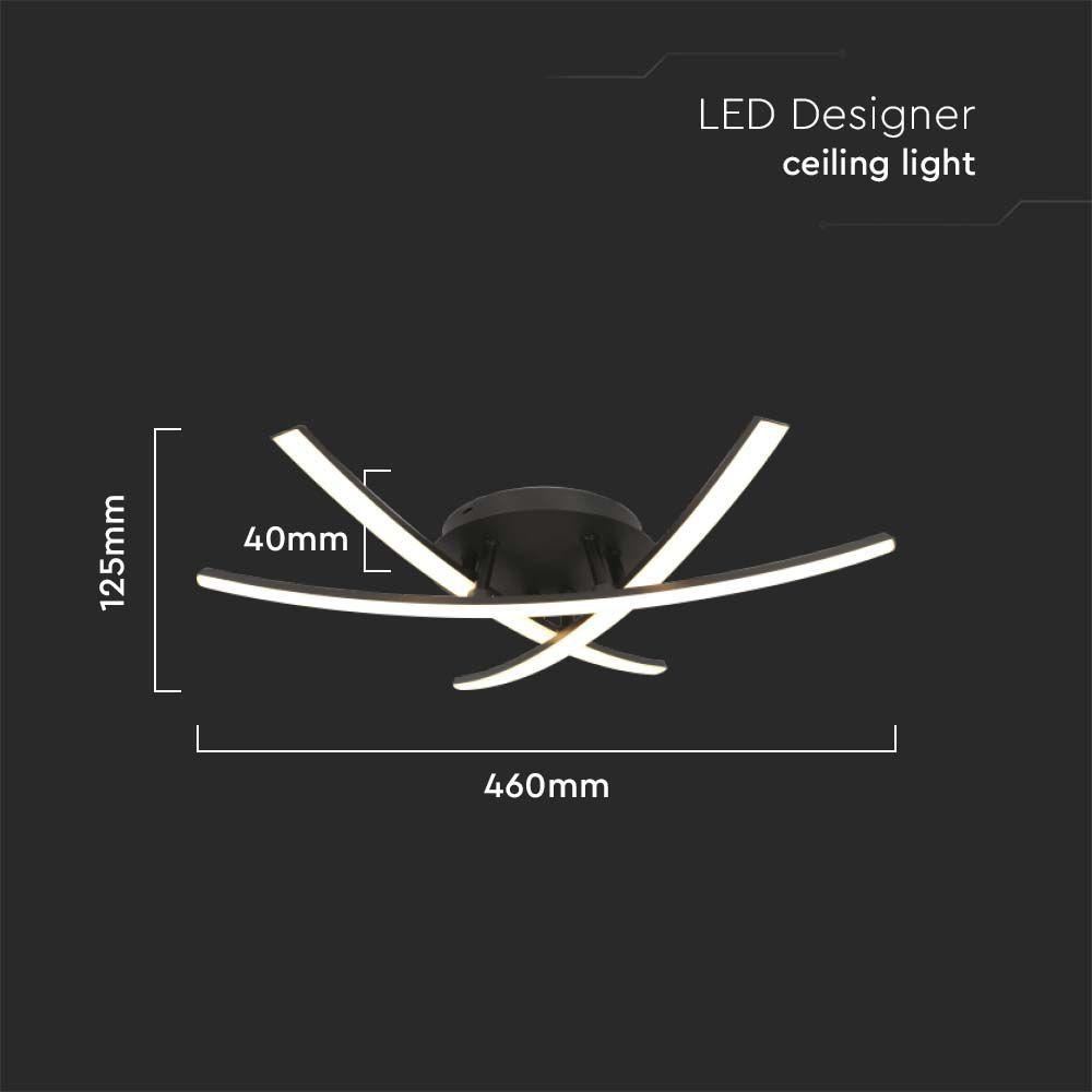 20W Lampa dekoracyjna sufitowa LED 3000K        , VTAC, SKU 7005