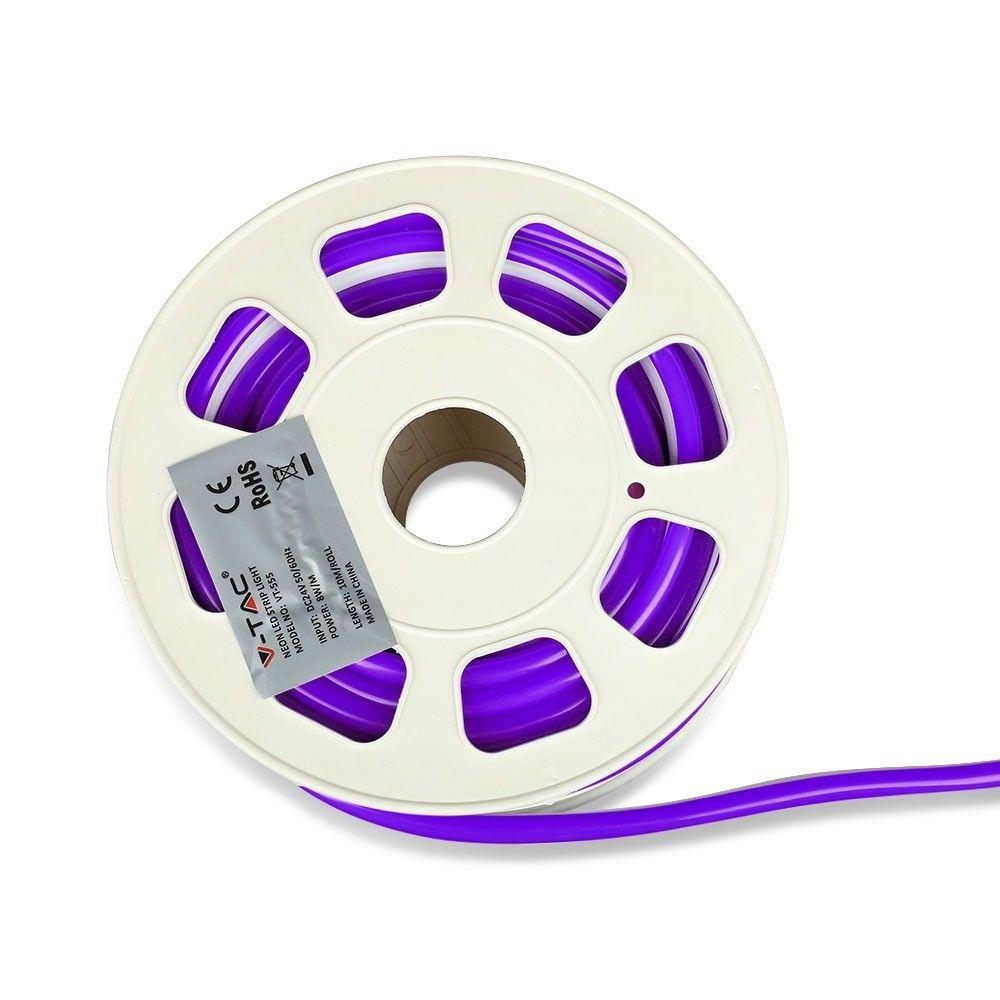 VT-555 8W/M NEON FLEX VIOLET 24V (10M/ROLL)(PRICE PER M)