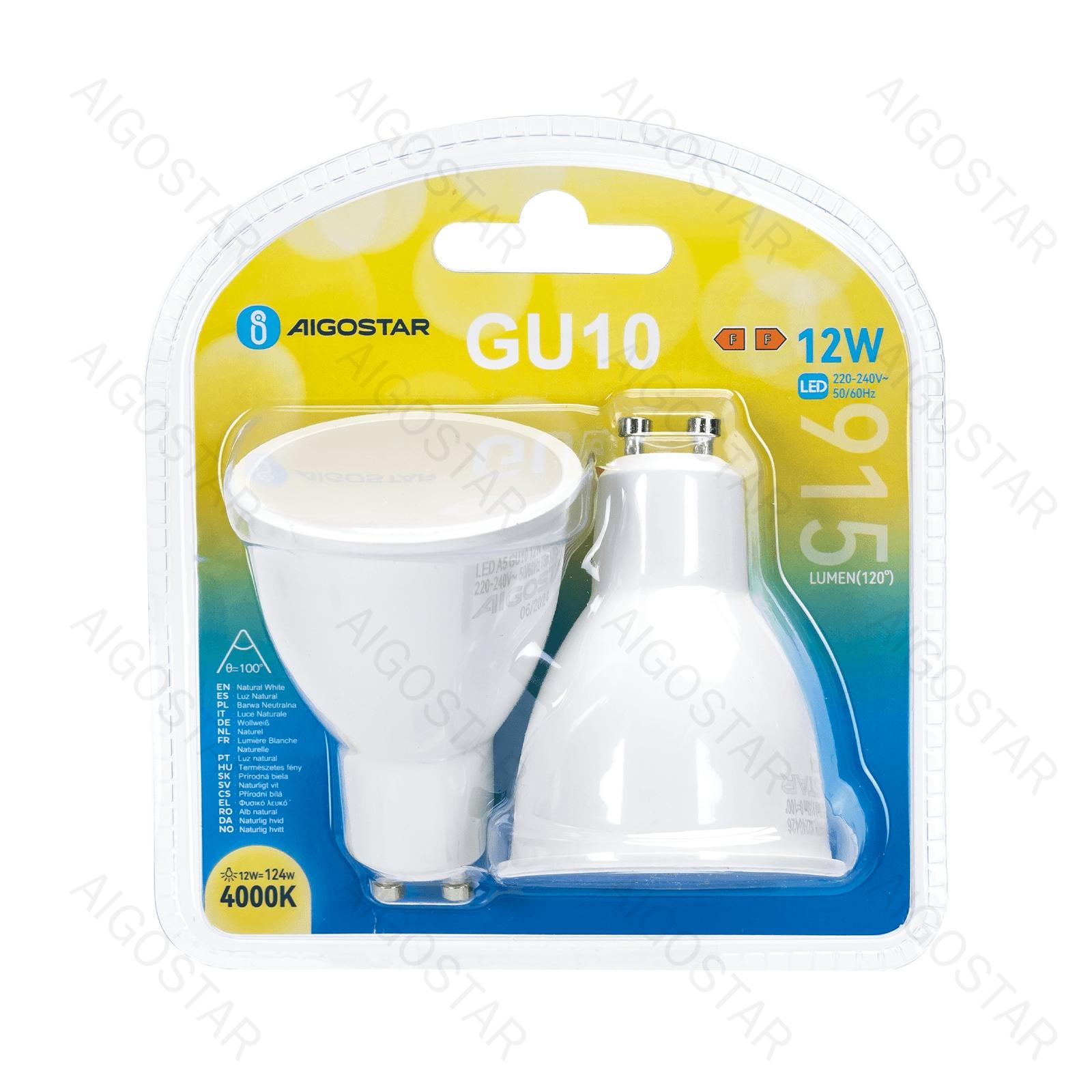 LED GU10 12W 4000K 915lm 2pcs