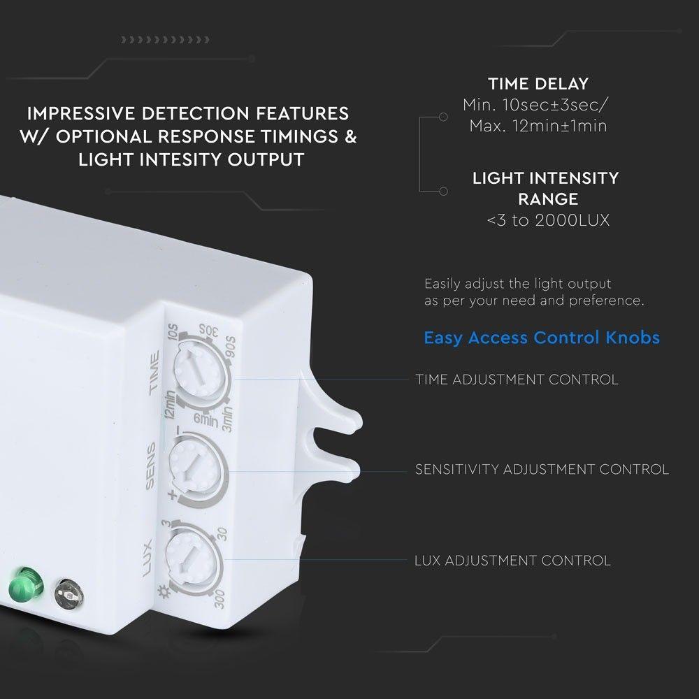 VT-8018 MICROWAVE SENSOR (MAX:300W LED)