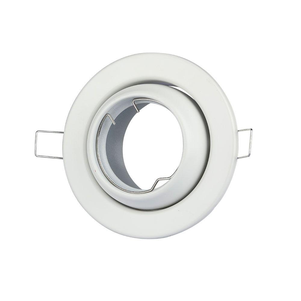 VT-780 GU10 FITTING CHANGING ANGLE ROUND WHITE