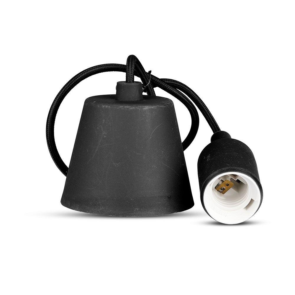 Lampa Wisząca, Trzonek:E27/ Czarny, VTAC, SKU 3478