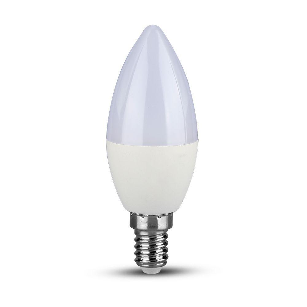 VT-293D 5.5W LED CANDLE BULB SAMSUNG CHIP 6500K E14 DIMMABLE