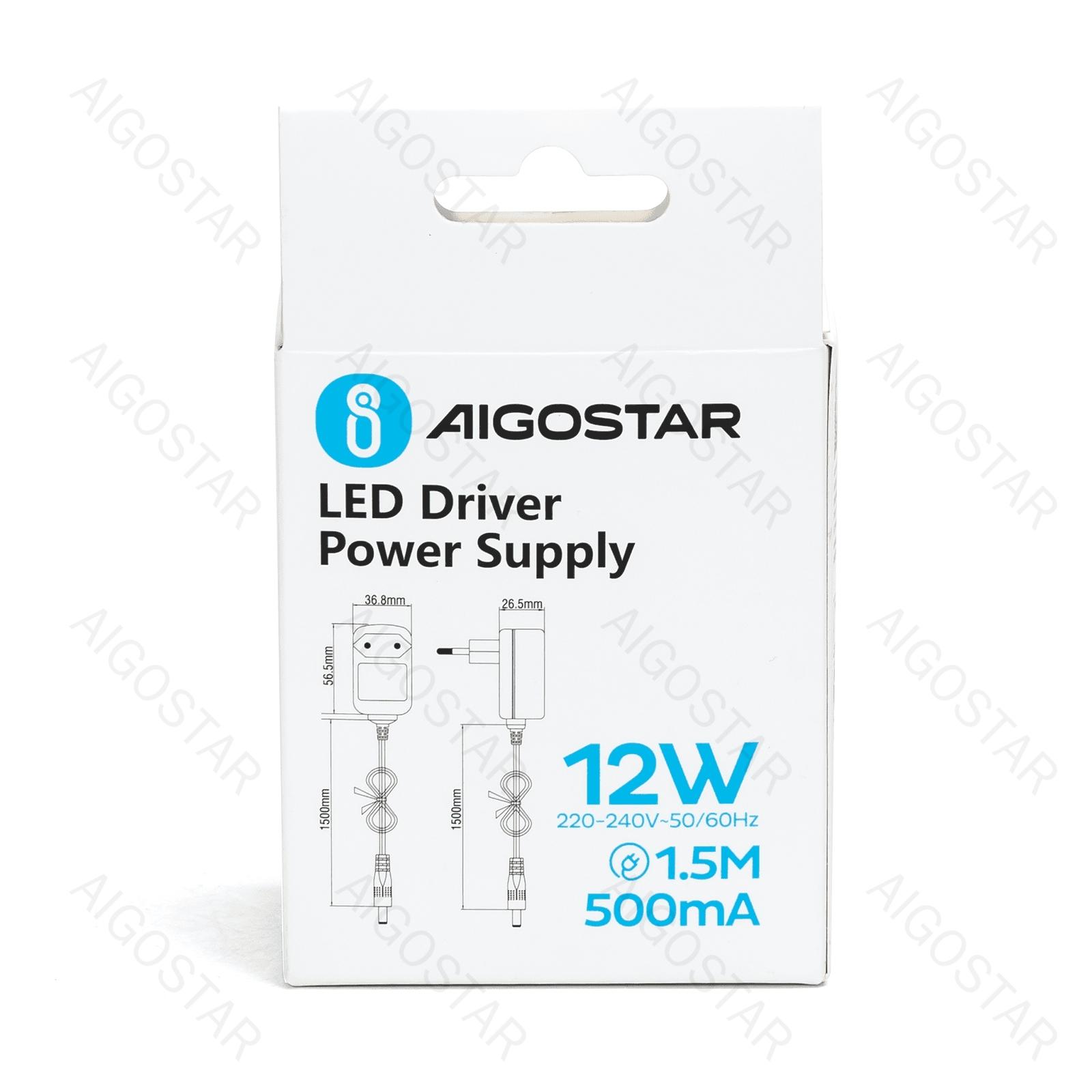 Zasilacz LED 2W DC24V z męskim DC 5521