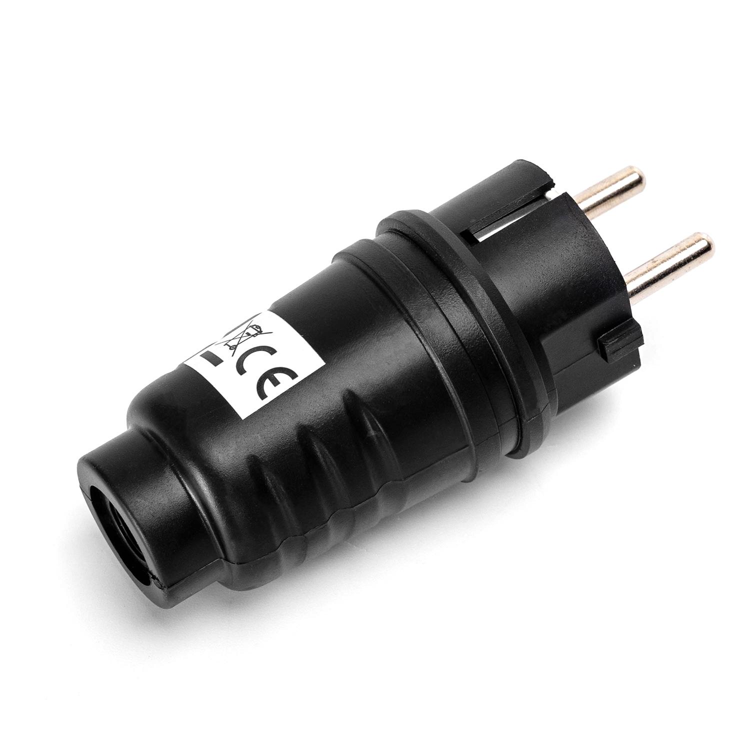 Plugs 16A 250V~ Black