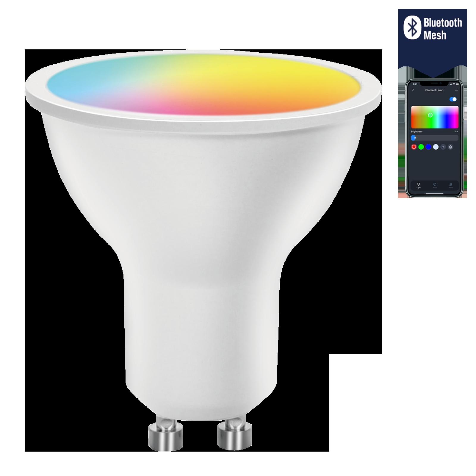 BLUETOOTH MESH SAMRT LED BULB GU10 6.5W RGB+CCT/WINDOW BOX