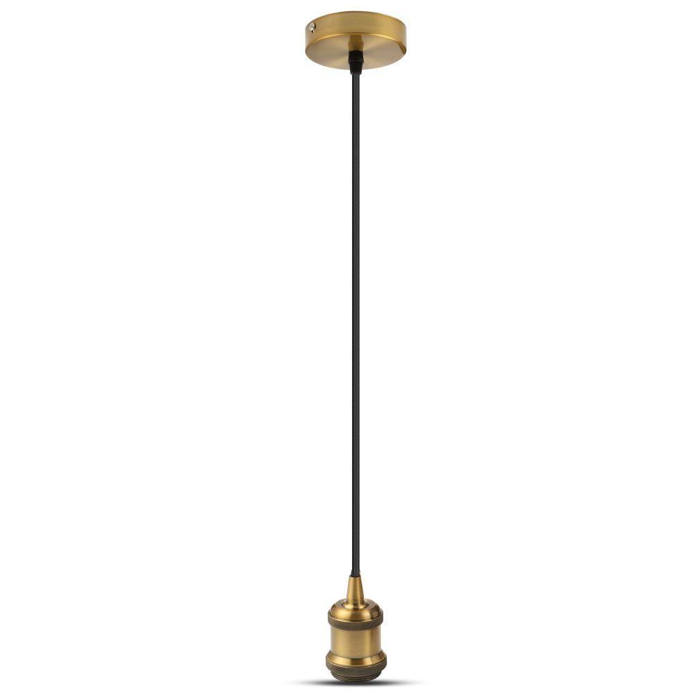 VT-7555 METAL PENDANT LIGHT-E27 HOLDER- BROWN BRONZE