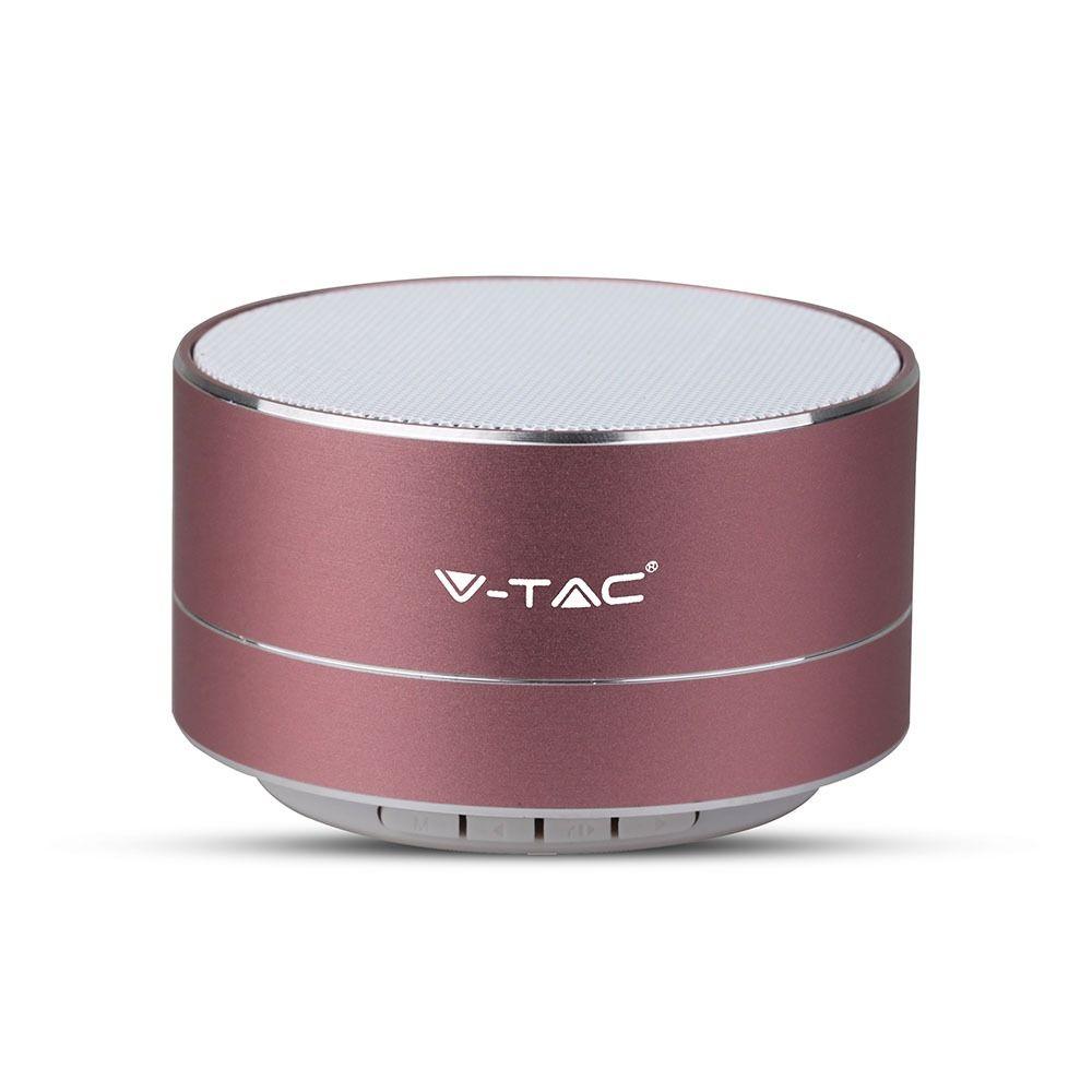 VT-6133 METAL BLUETOOTH SPEAKER-400mah BATTERY-ROSE GOLD