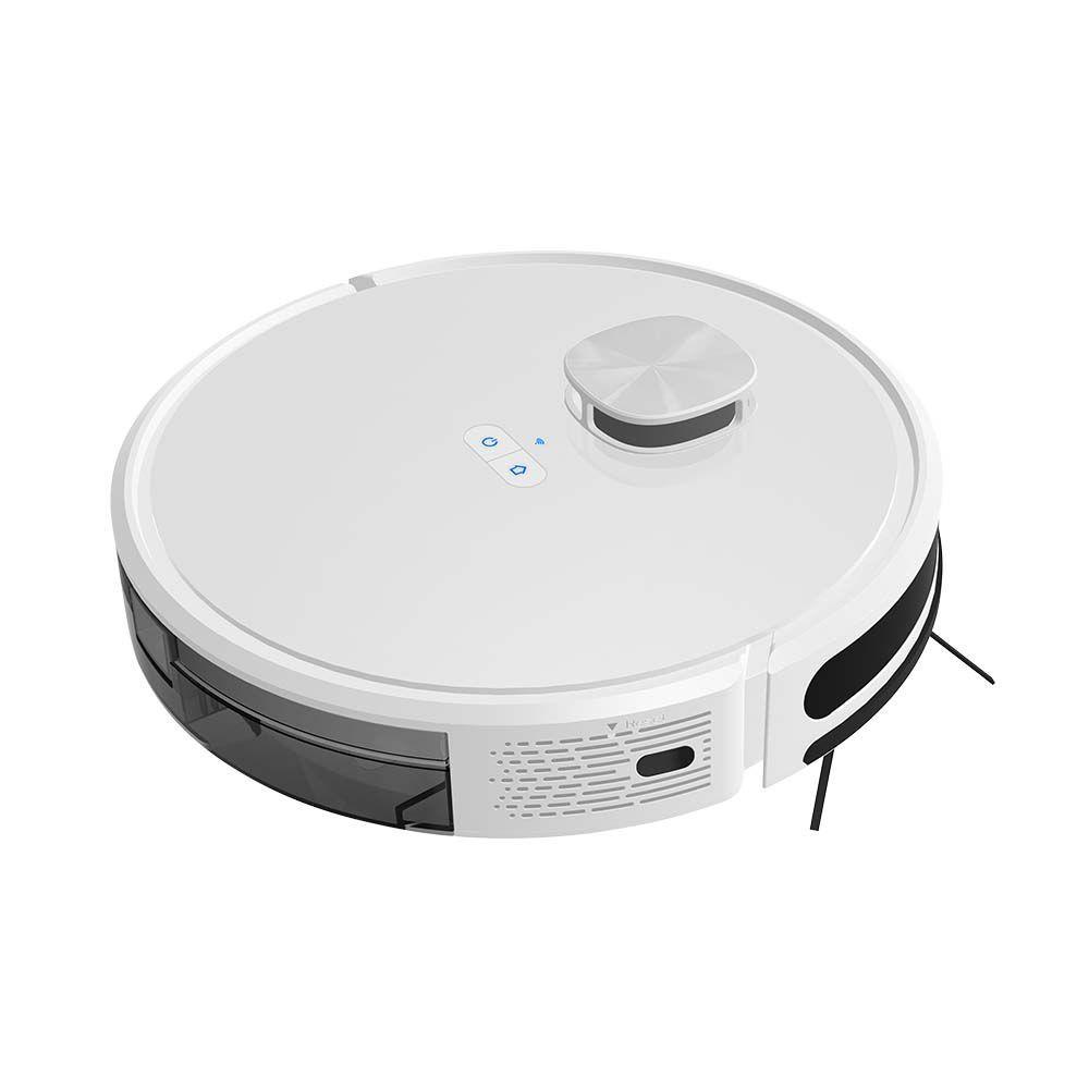 VT-5557 AUTO CHARGING LASER ROBOTIC VACUUM CLEANER COMPATIBLE WITH AMAZON ALEXA&GOOGLE HOME-WHITE