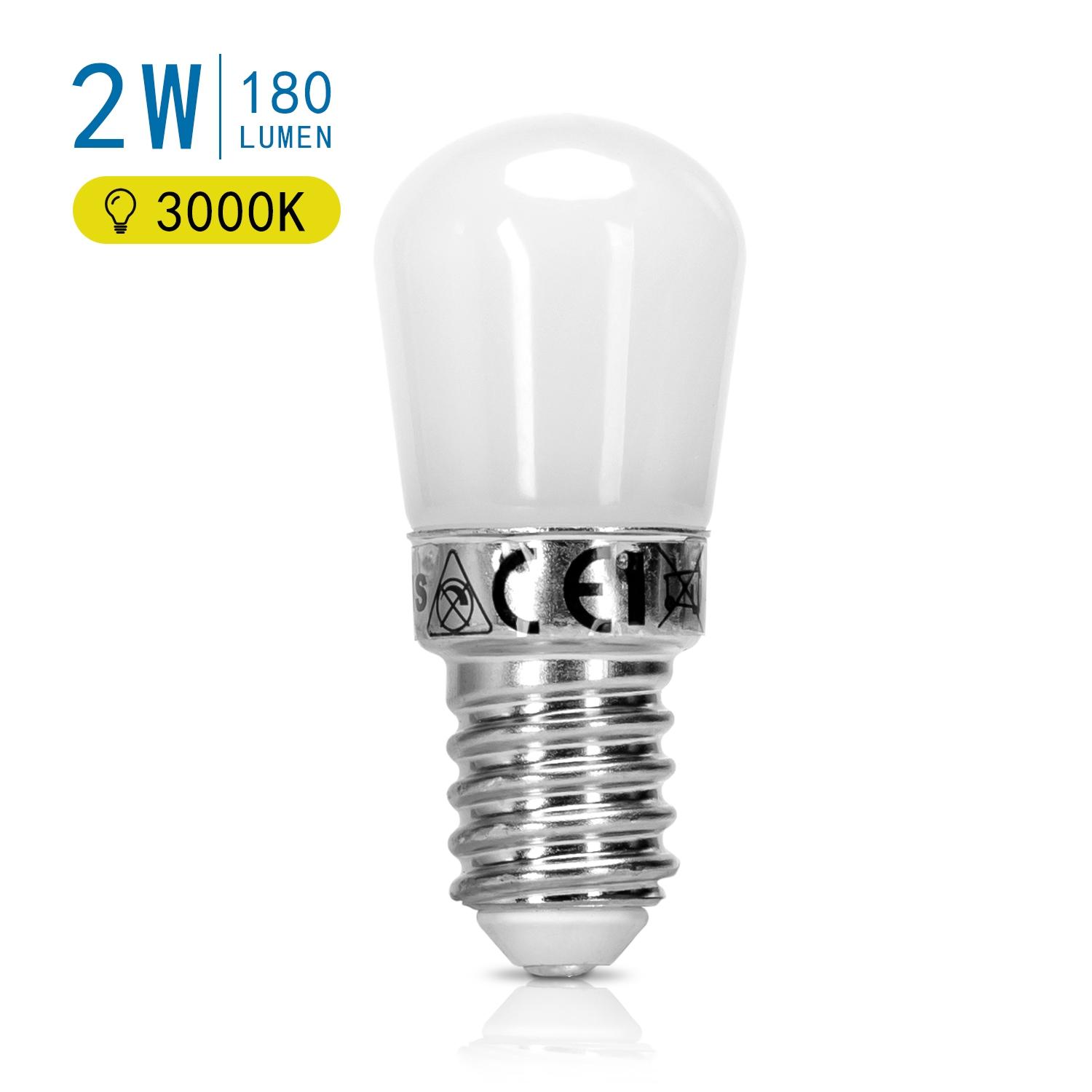 Żarówka LED do Lodówki T22 E14 2W (2W,E14,3000K)