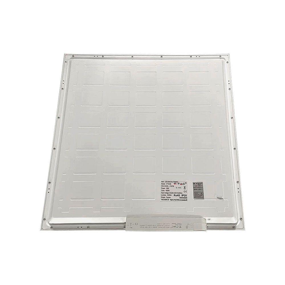 VT-6436 36W LED BACKLIT PANEL 595x595mm 4000K 8PC/PACK (120LM/WATT)