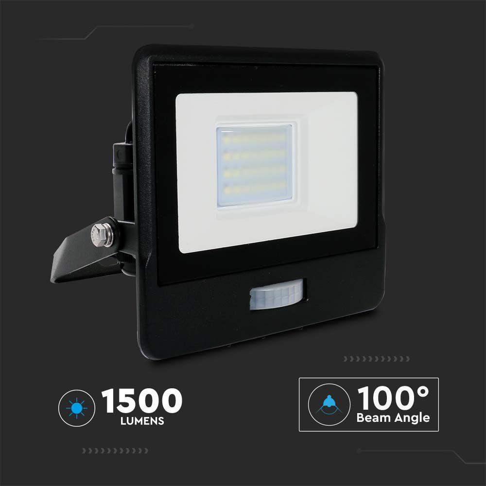 VT-5192S 20W LED SENSOR FLOODLIGHT COMPATIBLE WITH AMAZON ALEXA & GOOGLE HOME 3IN1