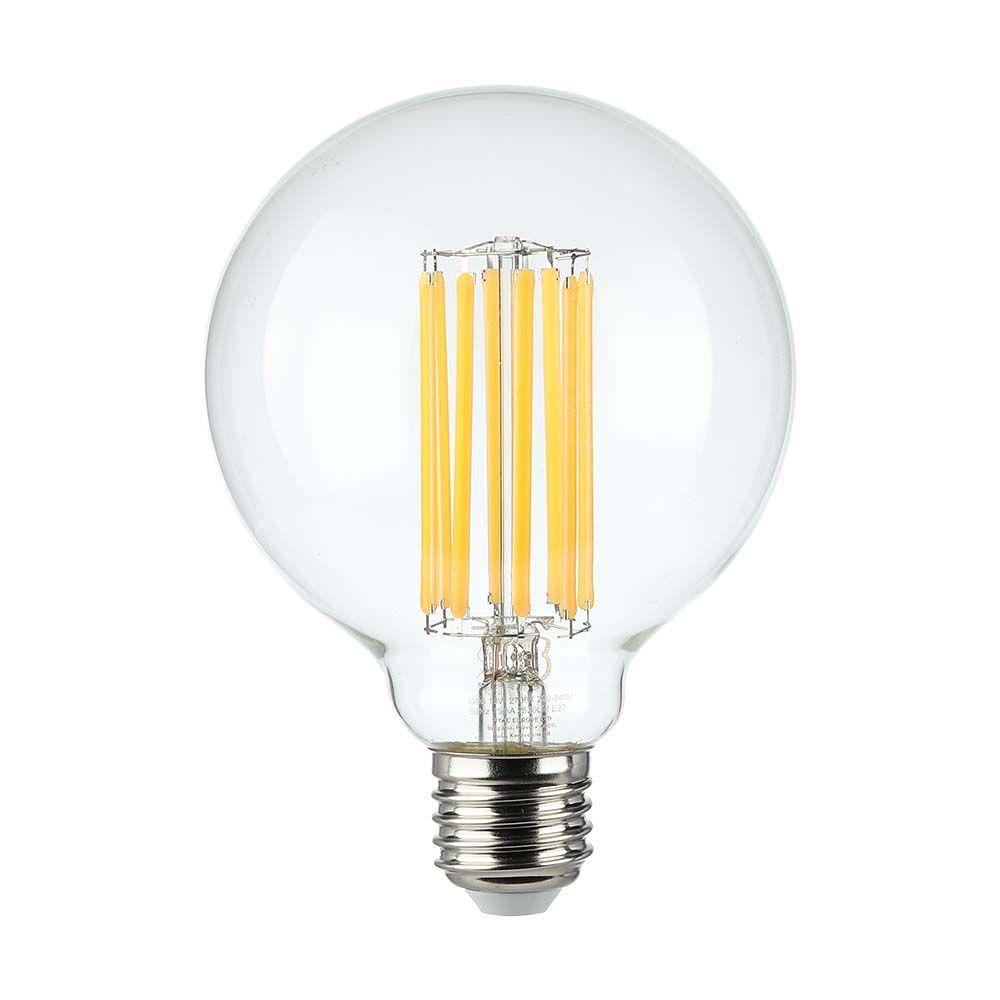 VT-2338 18W G95 LED FILAMENT BULB 3000K E27 135LM/W