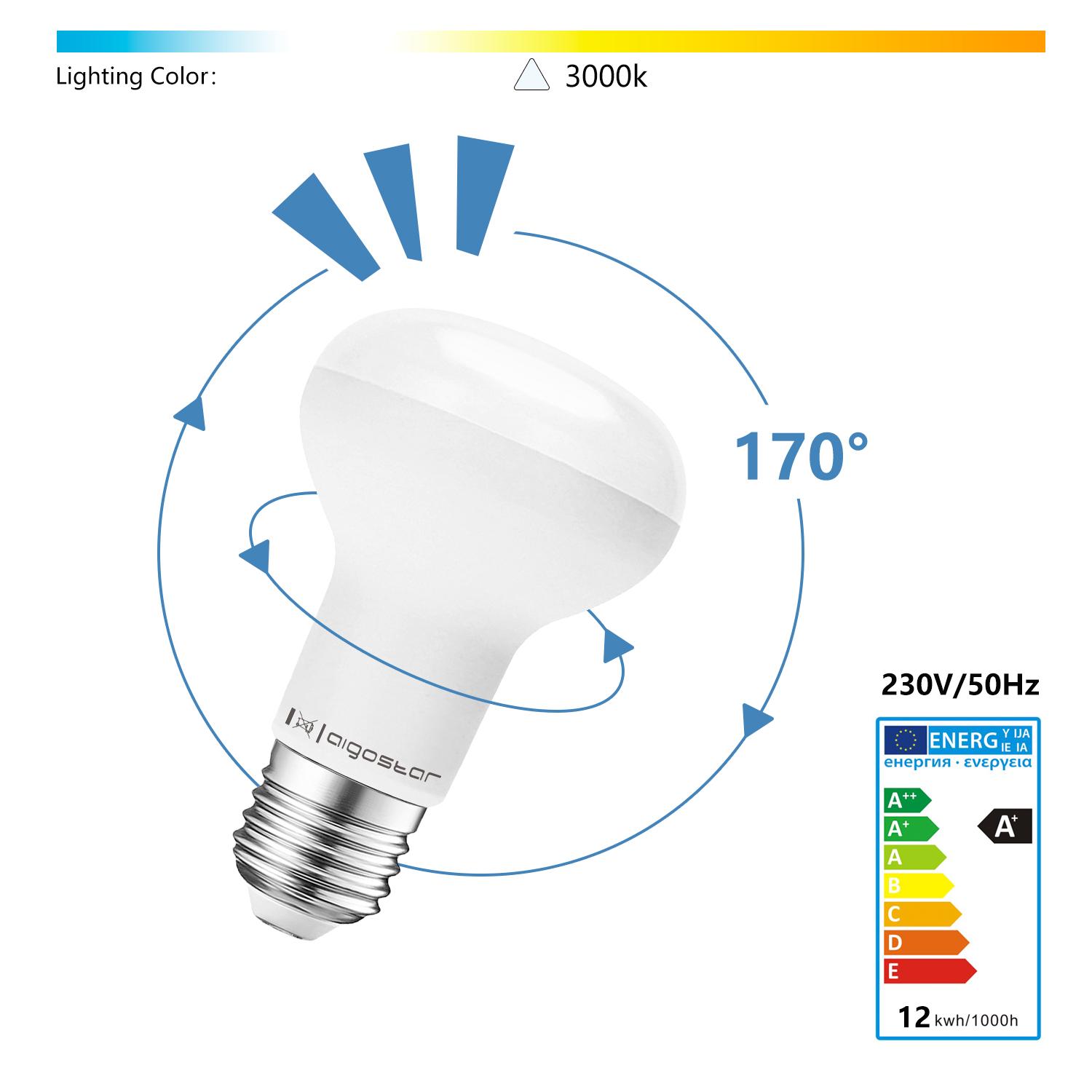 LED R80 E27 12W