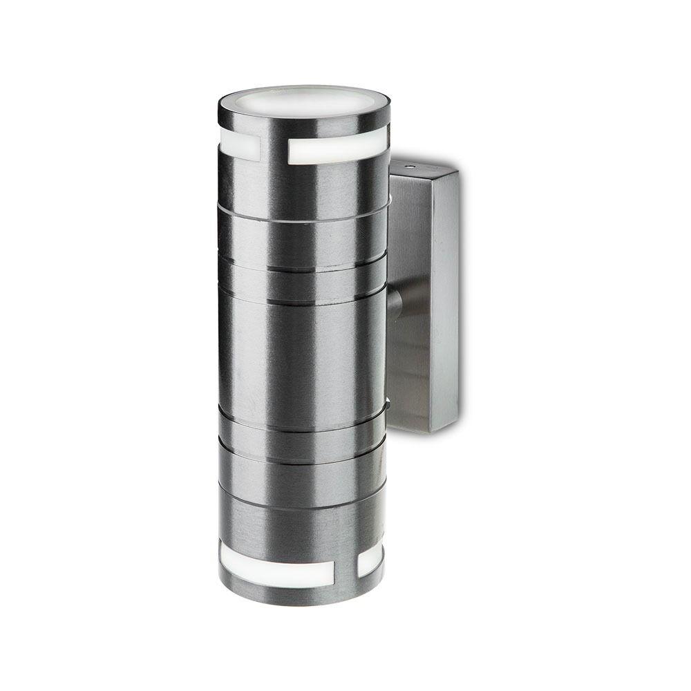 VT-7632 2 WAY GU10 WALL FITTING,STAINLESS STEEL BODY (UP-DOWN) IP44