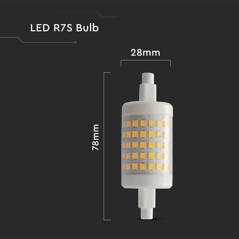 VT-2237 7W R7S LED PLASTIC BULB 3000K