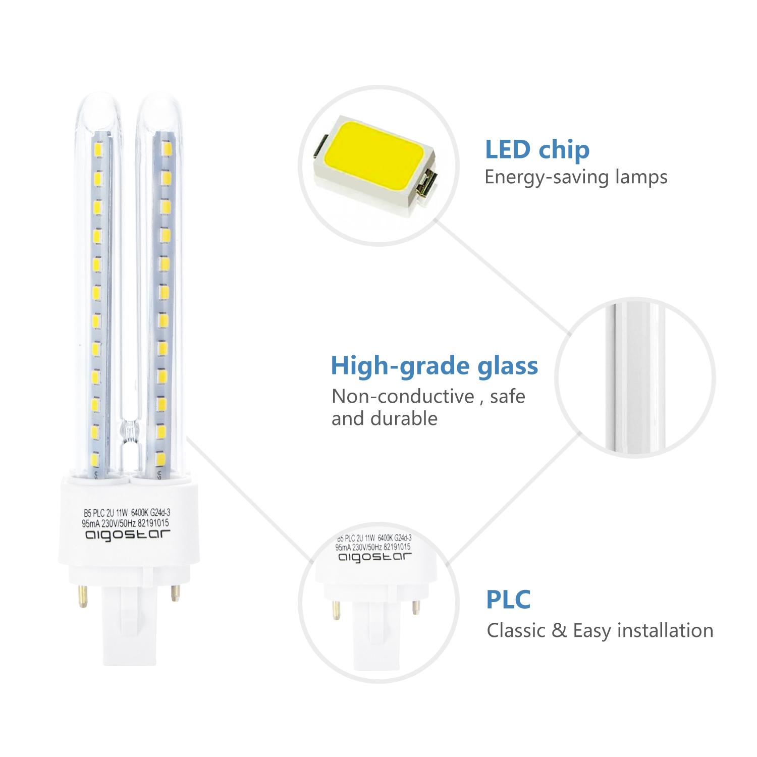 LED G24d-3 11W Double tubes