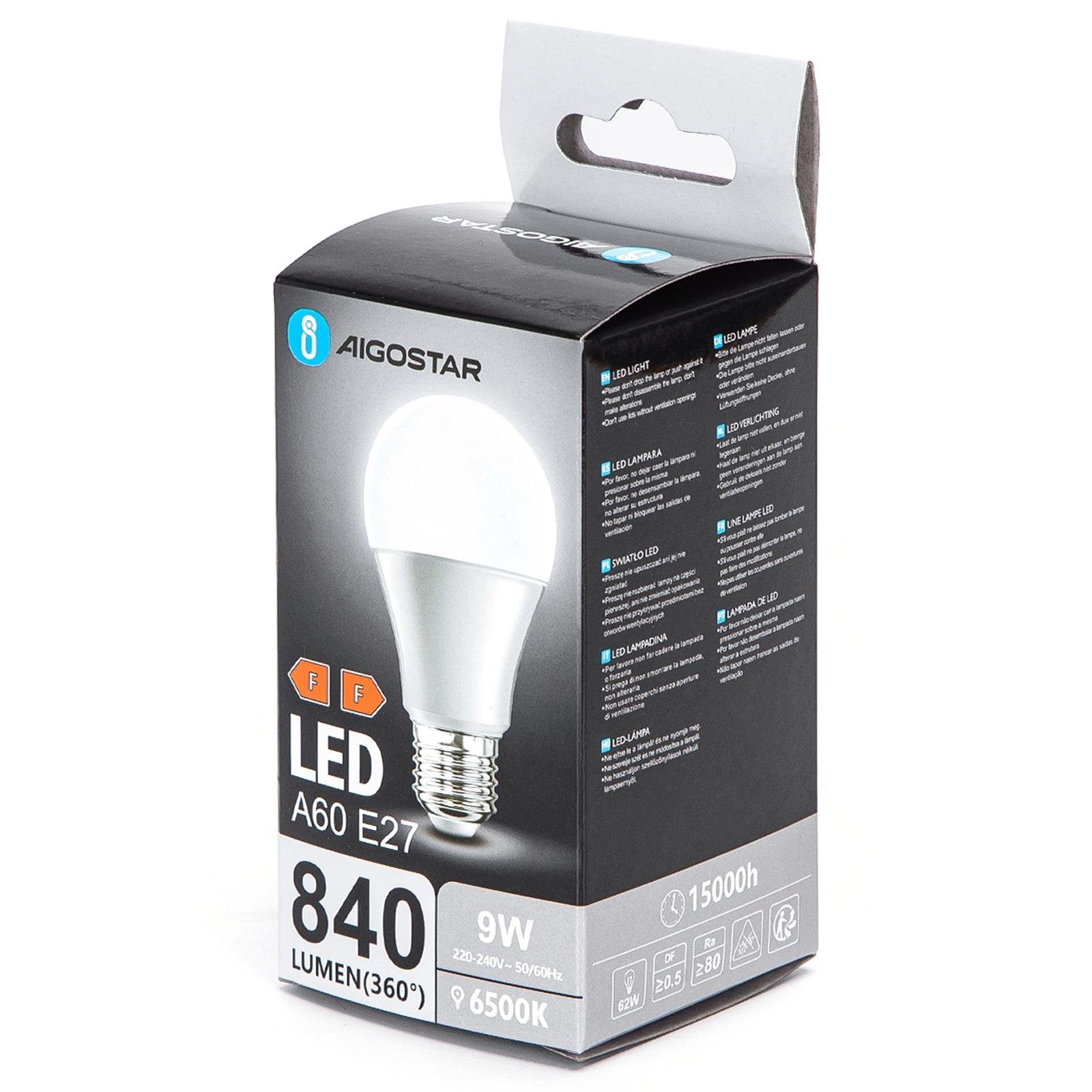 LED E27 A60 9W