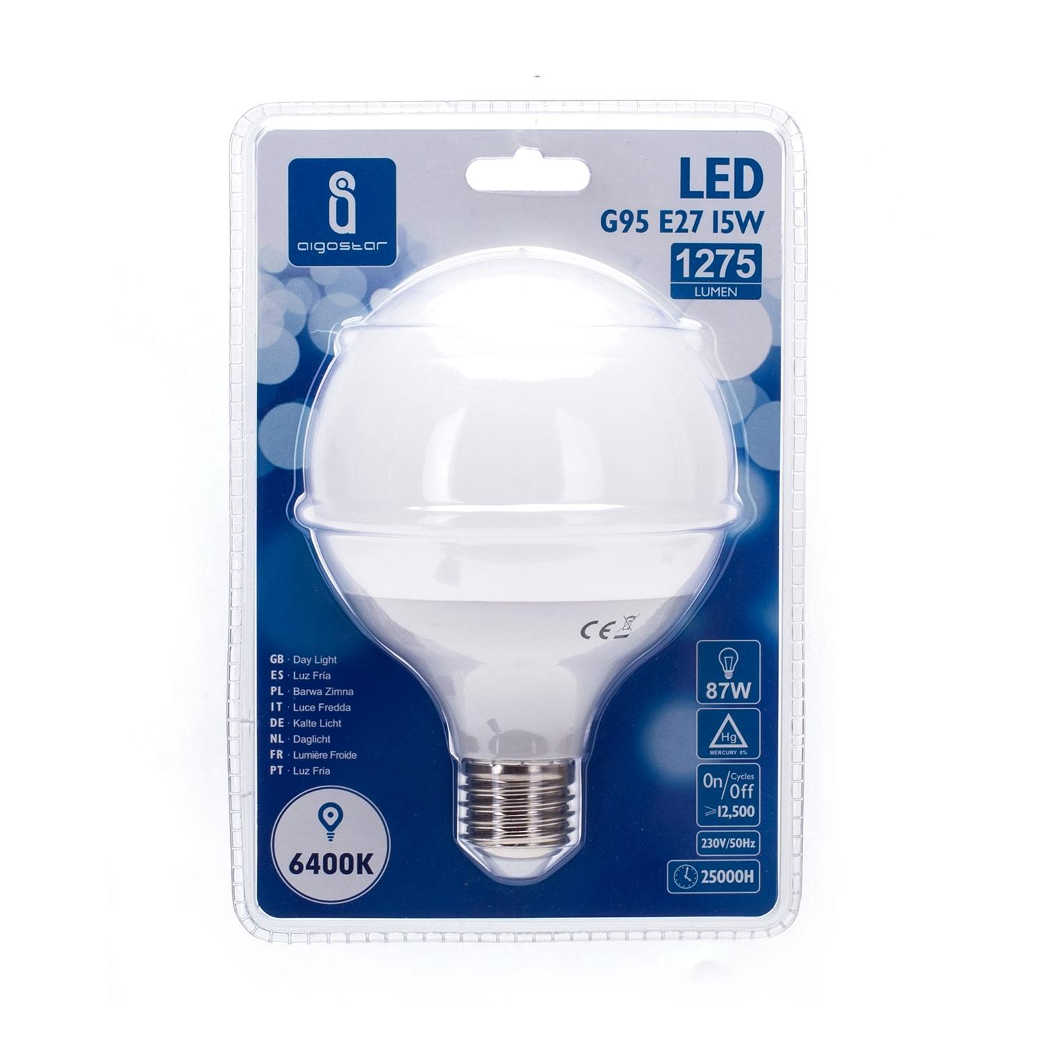 LED G95 E27 15W