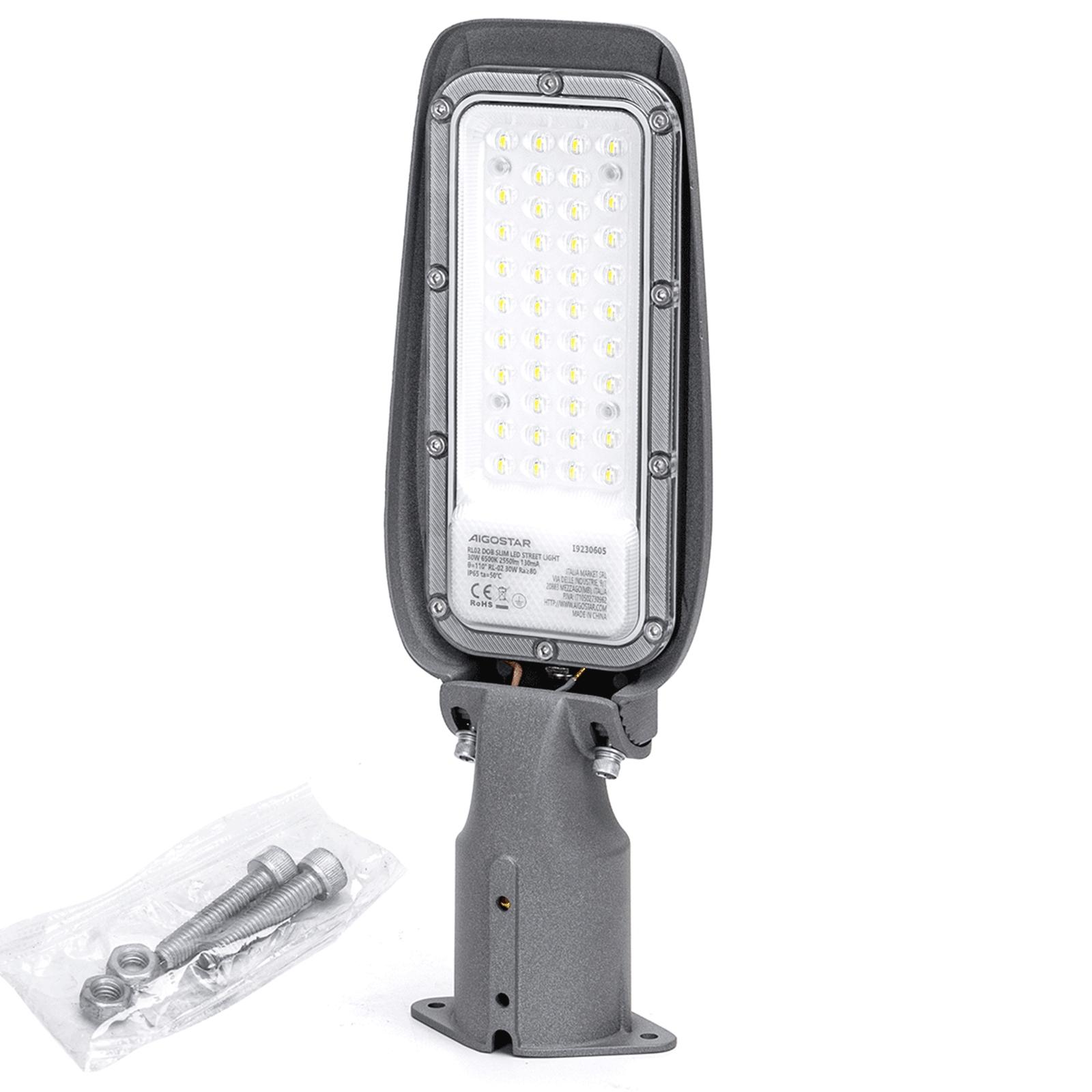 DOB LED slim street light 30W