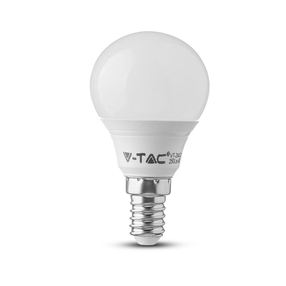 VT-2266 5.5W P45 LED PLASTIC BULB 2700K E14 6PCS/PACK