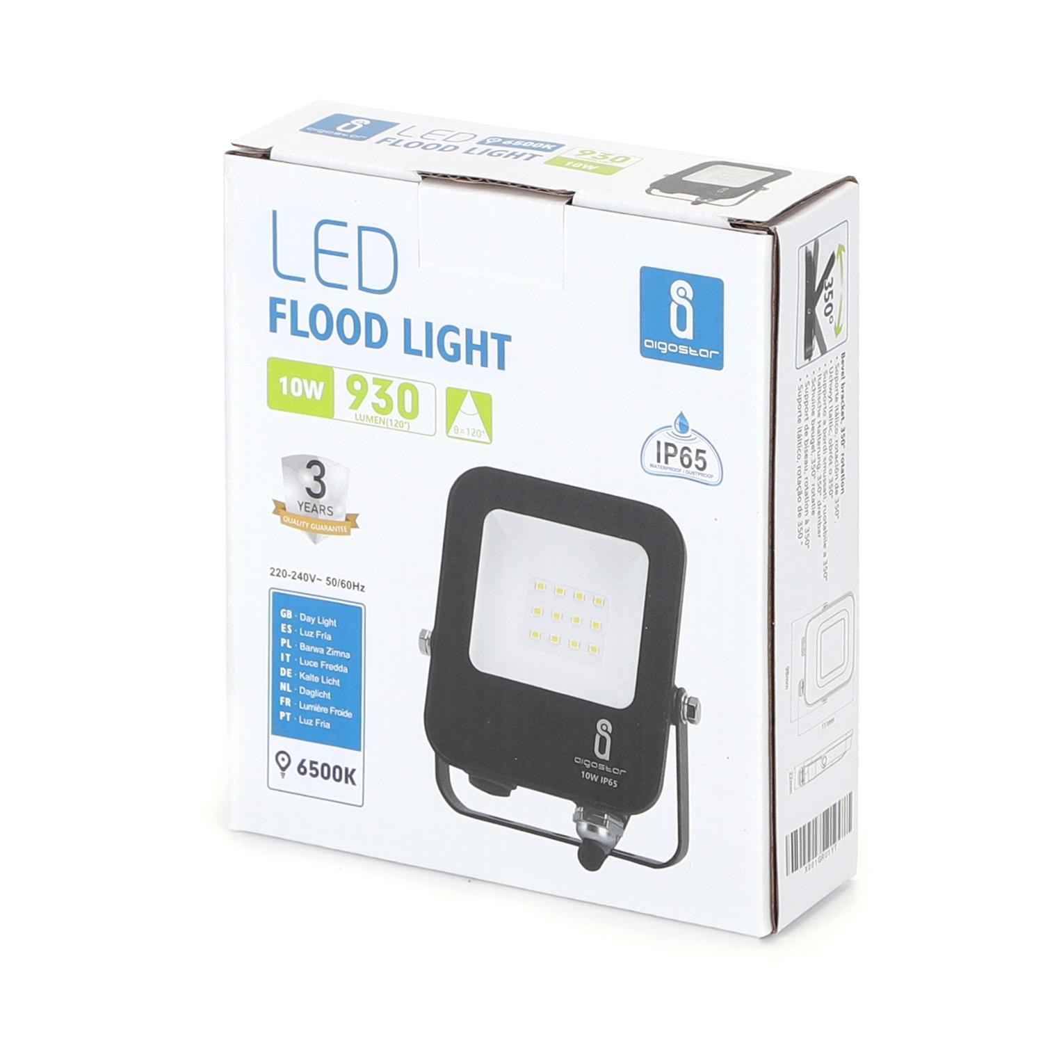 LED Floodlight Black 10W