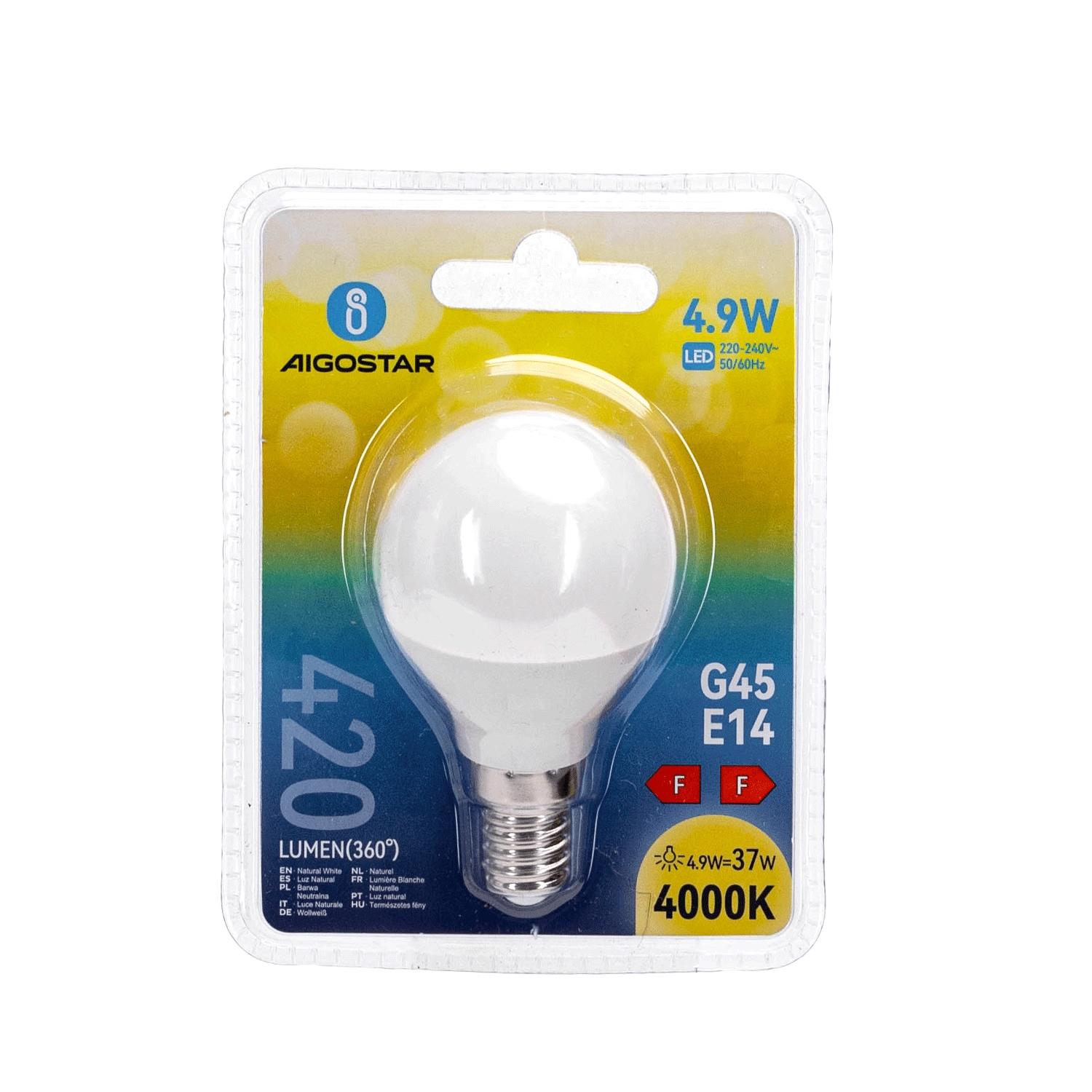 LED E14 4.9W G45