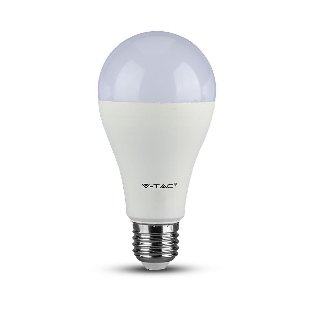 VT-2113 10.5W A60 LED PLASTIC BULB 4000K E27 3PC/PACK