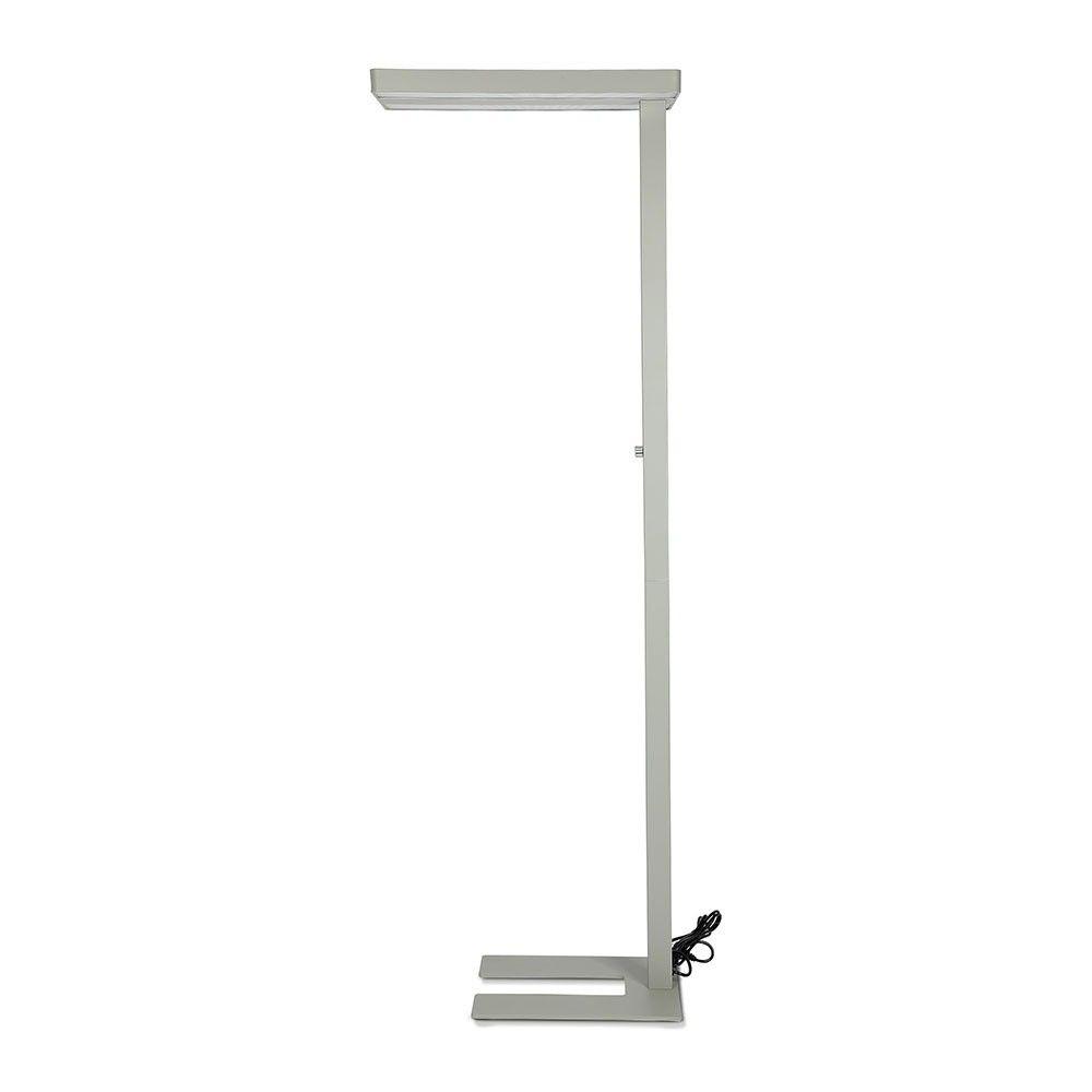 VT-8500 80W LED FLOOR LAMP(KNOB DIMMING) 4000K,SILVER - 5 YRS WTY