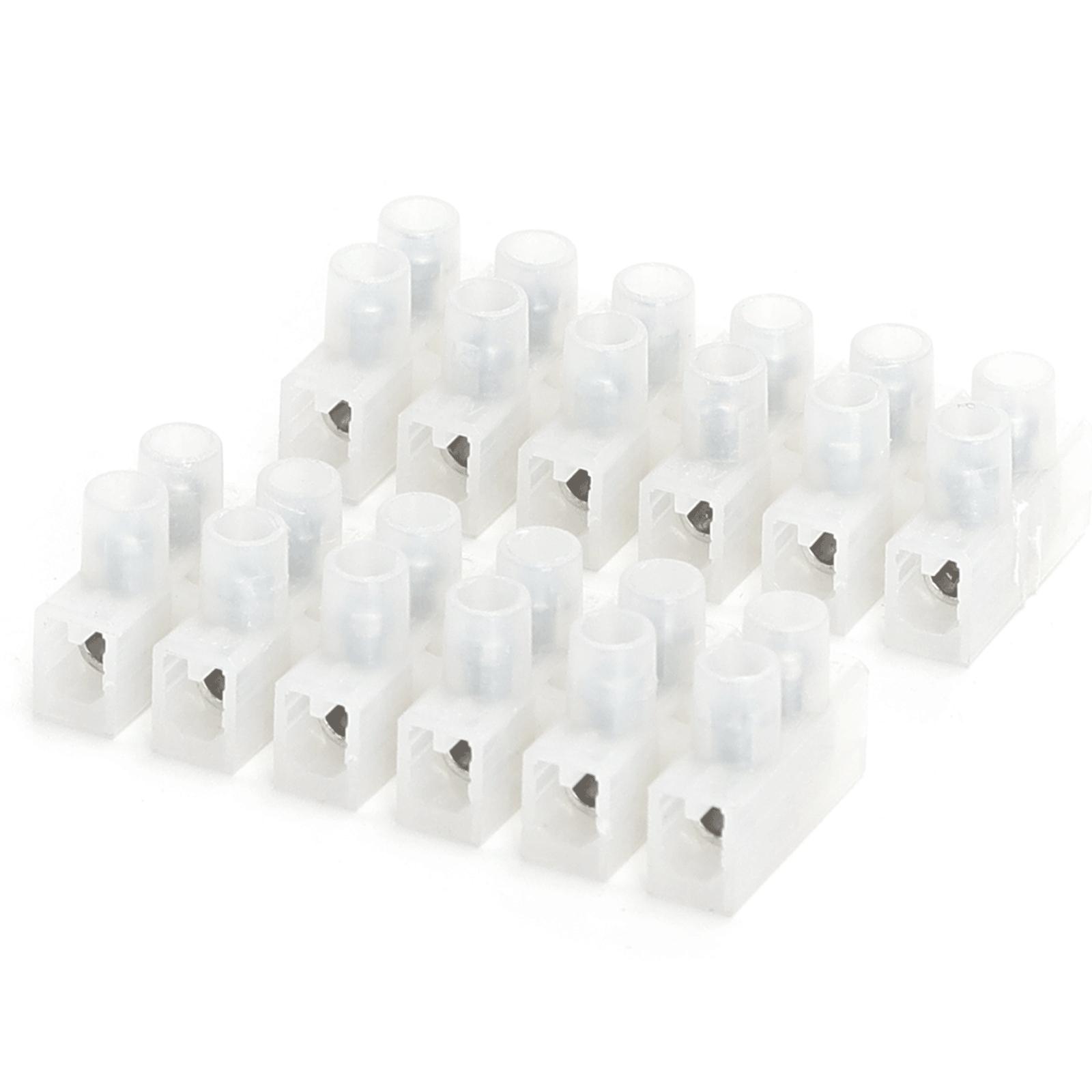 PA7 Terminal Blocks Six concave bottom type H White