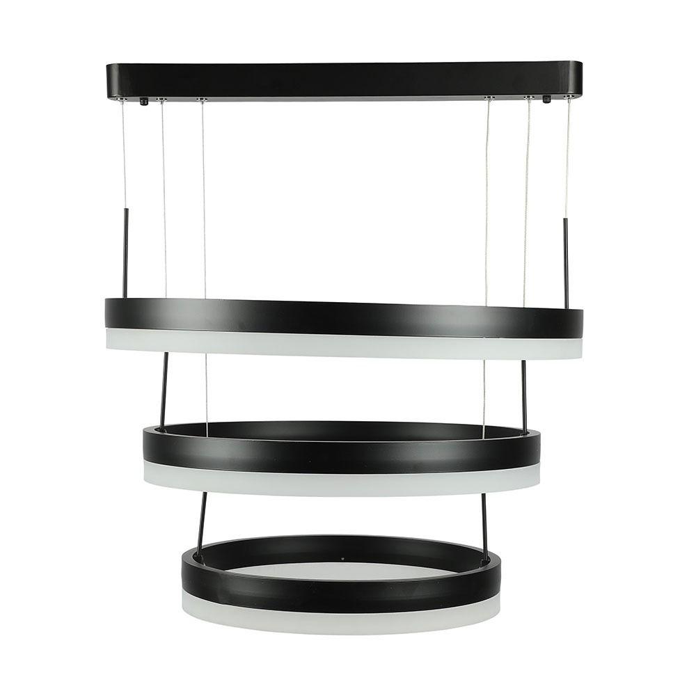 VT-82-3D 92W SOFT LIGHT CHANDELIER 3000K,DIMMABLE-BLACK