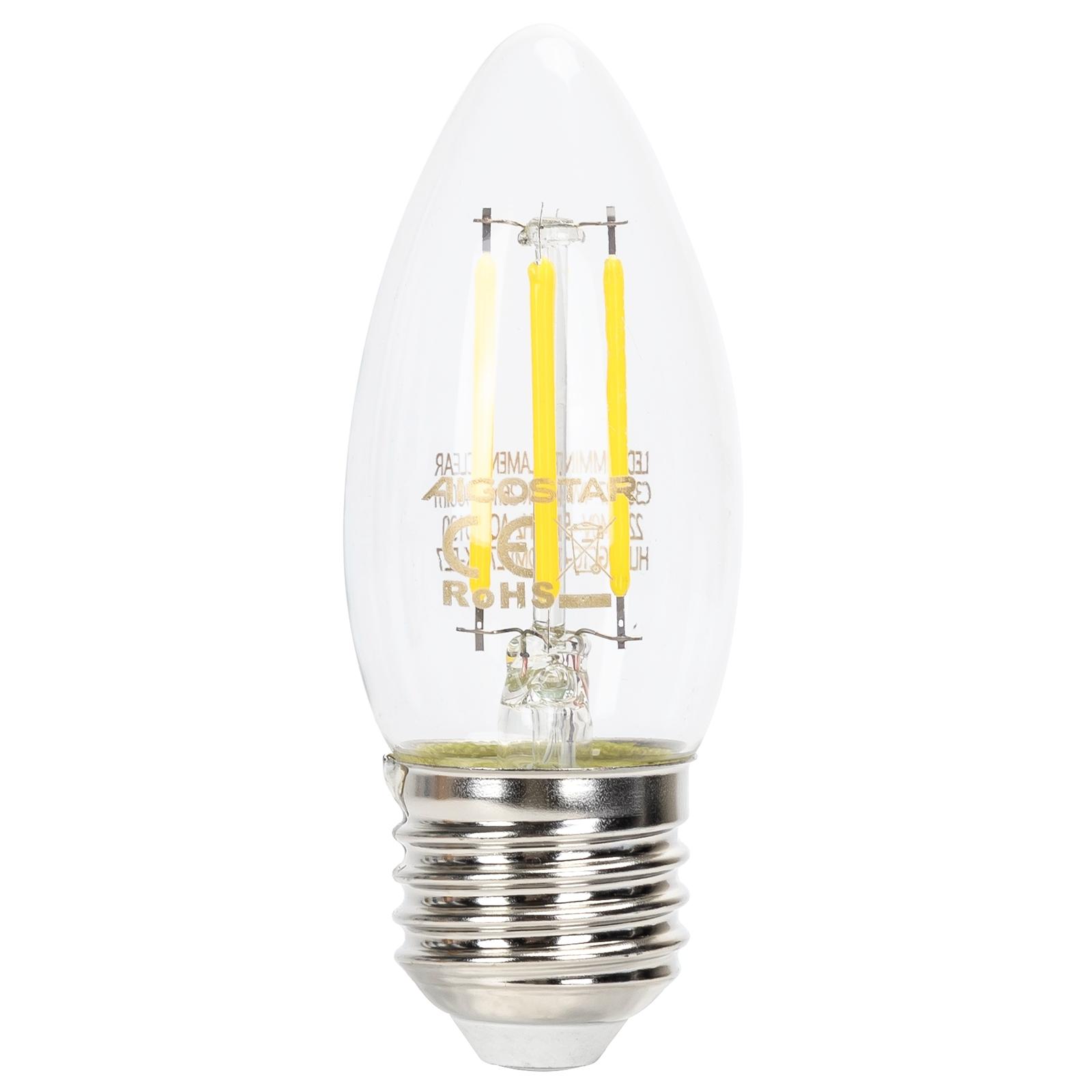 LED E27 C35 4W Barwa Zimna