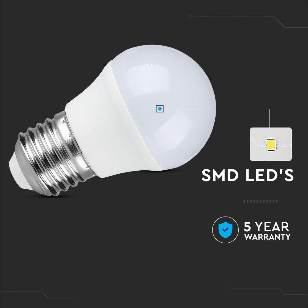 VT-246 5.5W G45 PLASTIC BULBS-SAMSUNG CHIP 4000K E27