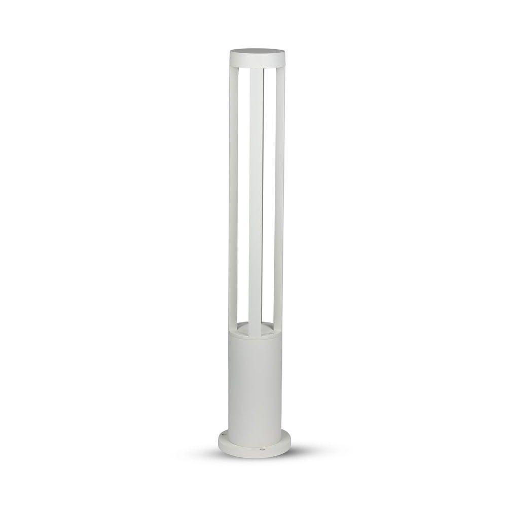 VT-820 10W LED BOLLARD LIGHT 6400K WHITE BODY 80CM HEIGHT