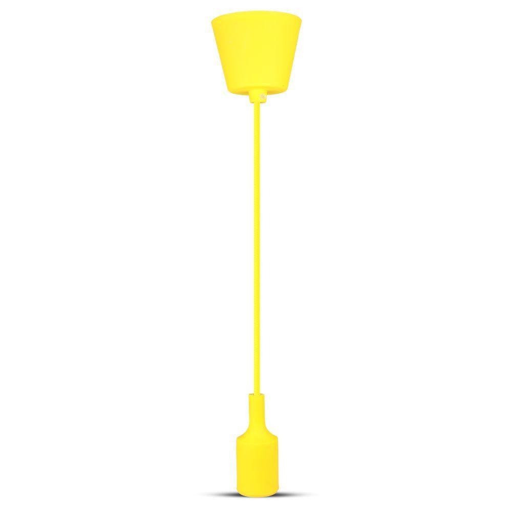 Lampa Wisząca, Trzonek:E27/ Żółty, VTAC, SKU 3485