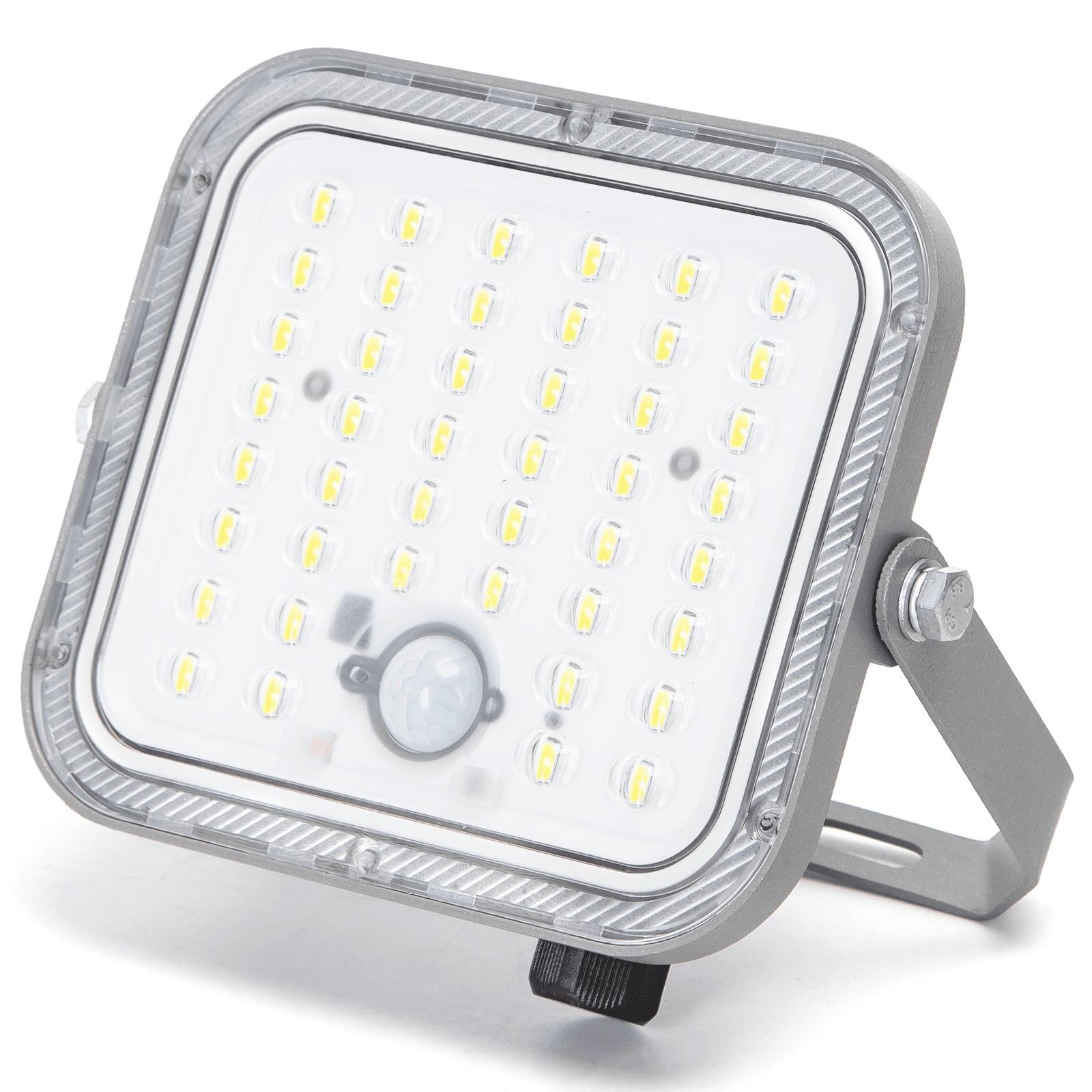 LED FLOOD LIGHT WITH SOLAR PANEL /09 Series/ 2M LINE/150W /PIR/ 6500K