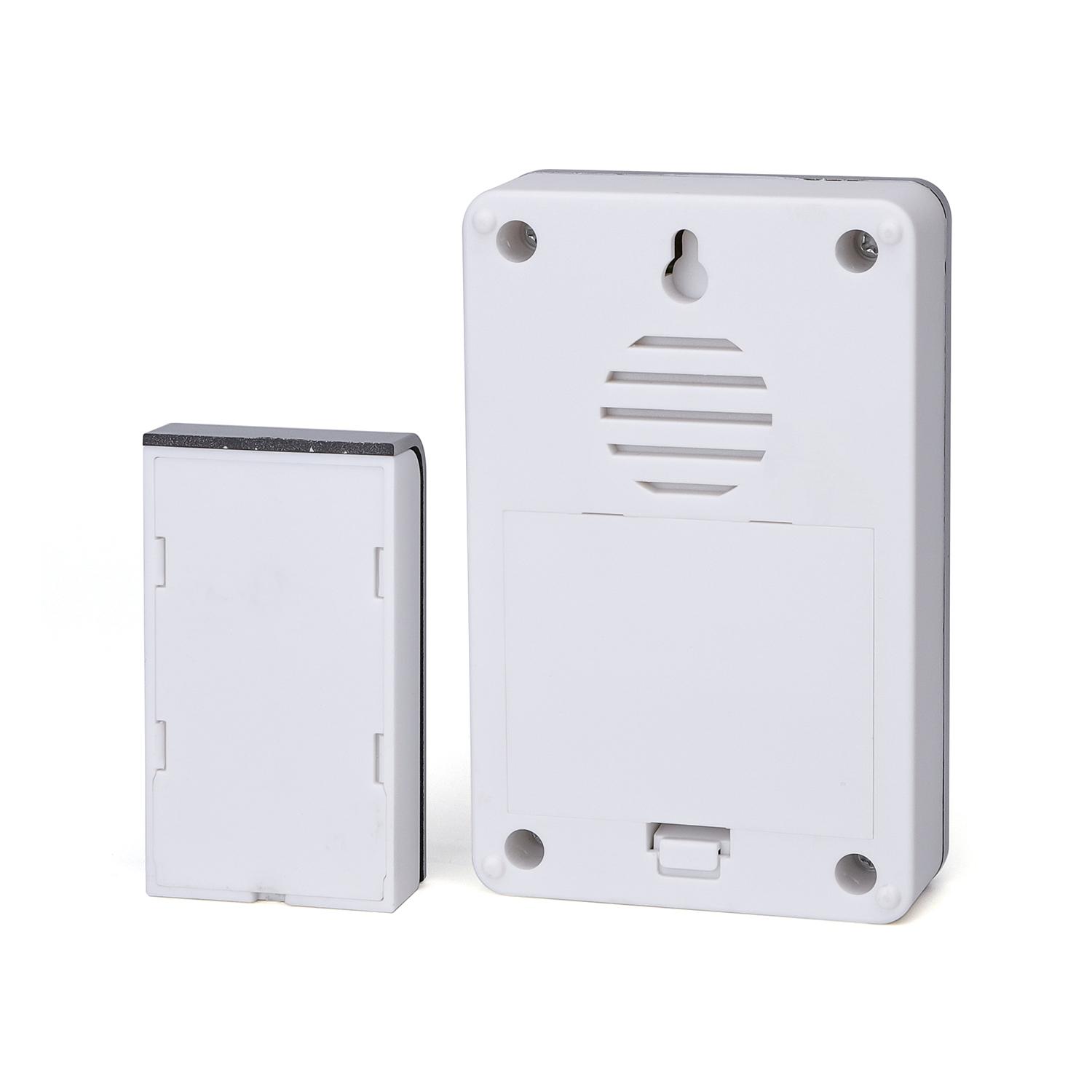 DC Wireless Doorbell White & Silvery