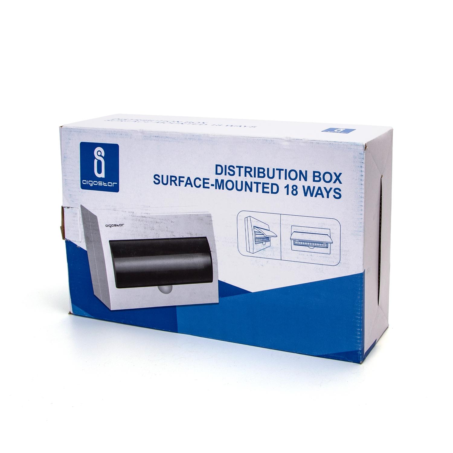 Distribution Box Surface-mounted 18 Ways White