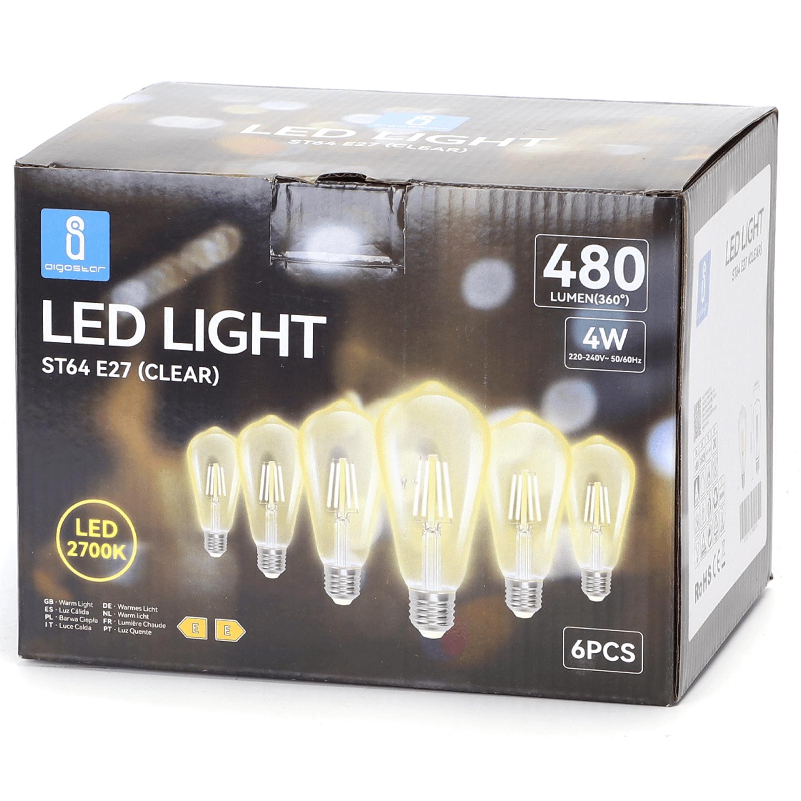 LED filament lamp ST64