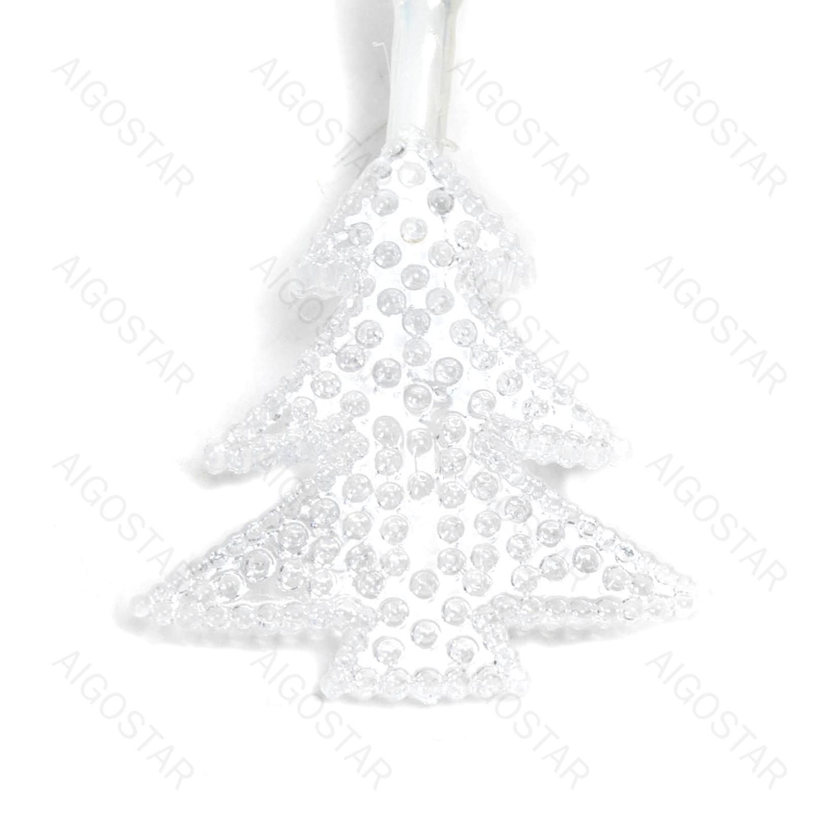 3AA battery string lights - pendant Christmas tree, warm white, 1.5m