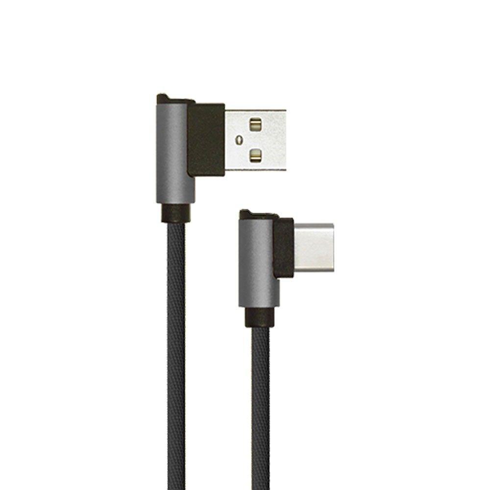 Przewód USB typ: C, 1m, Czarny, VTAC, SKU 8638