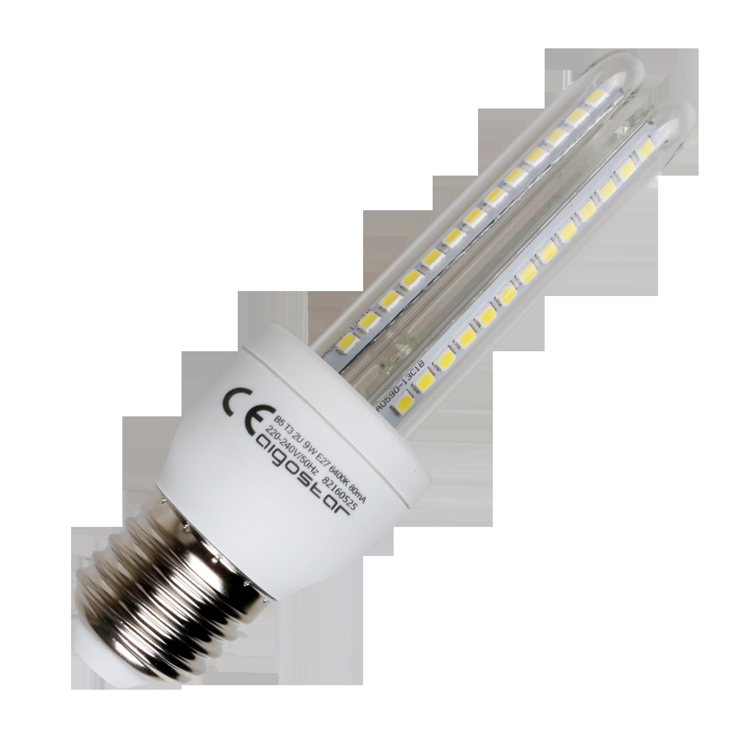 LED E27 9W U-tube