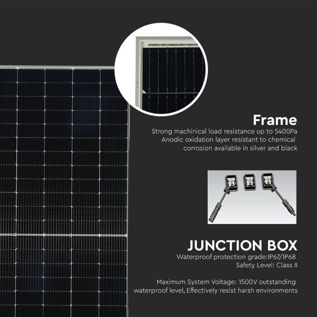 PALETA (31 SZT) PANELI FOTOWOLTAICZNY VT-545 O MOCY 545kWP, MONO KRYSTALICZNY, HALF CUT, W RAMIE ALUMINIOWEJ, KABEL 0,55CM 4mm², WYMIARY (D:2279*1134*35MM), VTAC, SKU 1135431