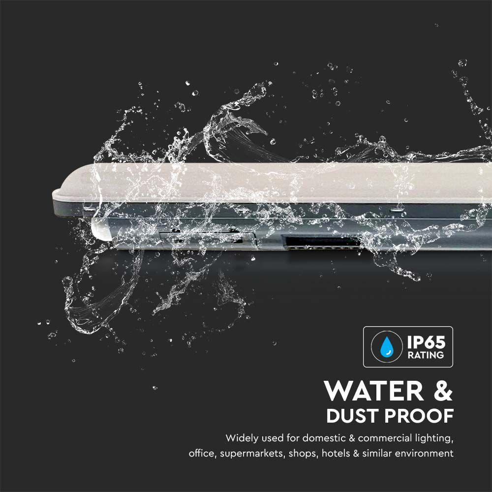 VT-1253S 36W LED WP X-SERIES ECONOMICAL TUBE 120CM MICROWAVE SENSOR 4000K