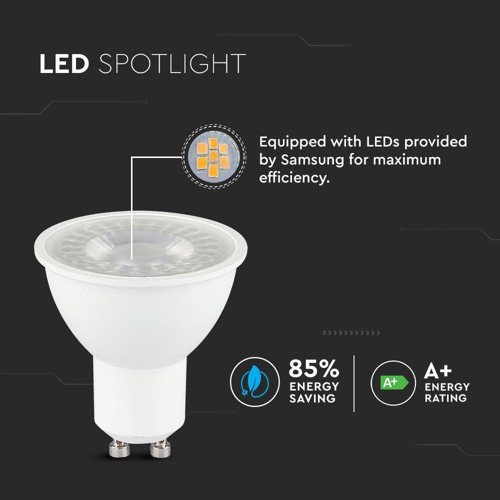 5.5W C35 Żarówka LED, Barwa:2700K, CRI>95, Trzonek:E14, VTAC, SKU 7494