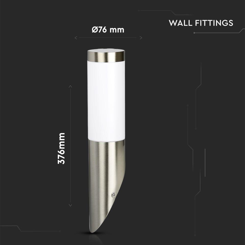 VT-832 WALL LAMP WITH STAINLESS STEEL BODY (DIAGONAL ANGLE) IP44