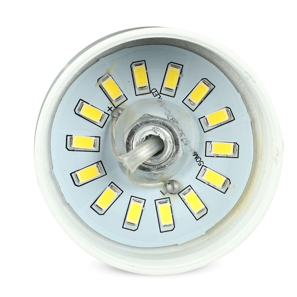 7W Lampa Wisząca LED, Klosz: Akryl, Złoty, Barwa:3000K, VTAC, SKU 3936