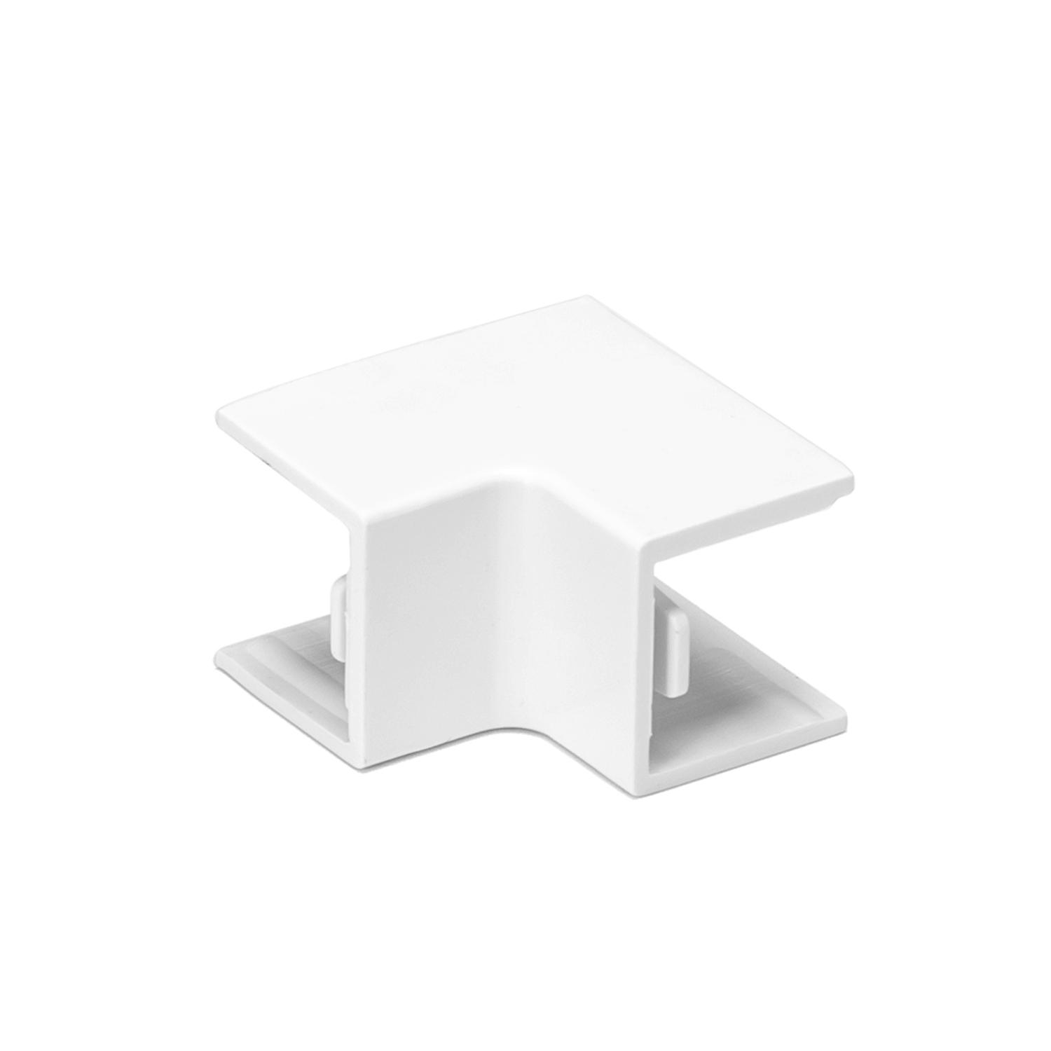 PVC Square Trunking Internal Bend White 15*10mm 4pcs