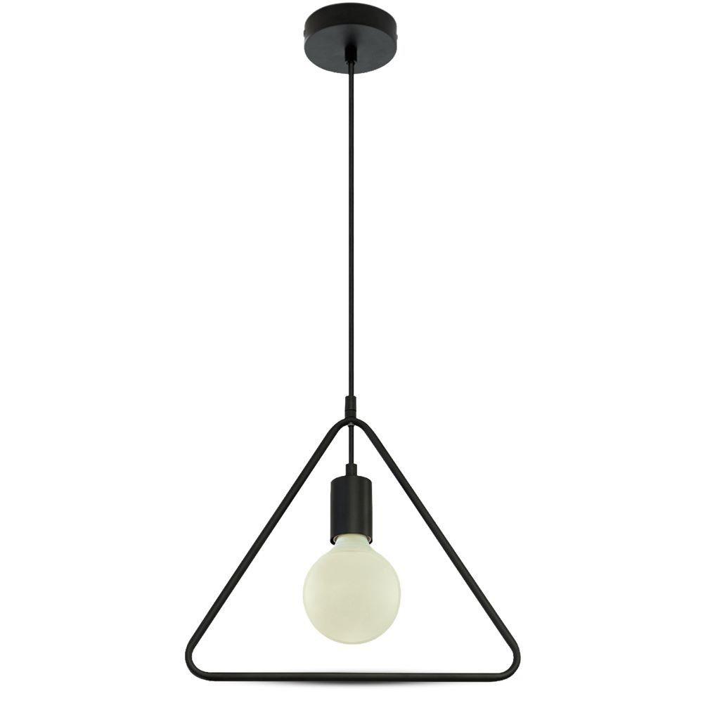 Lampa wisząca, Trójkąt, Czarny , VTAC, SKU 3838