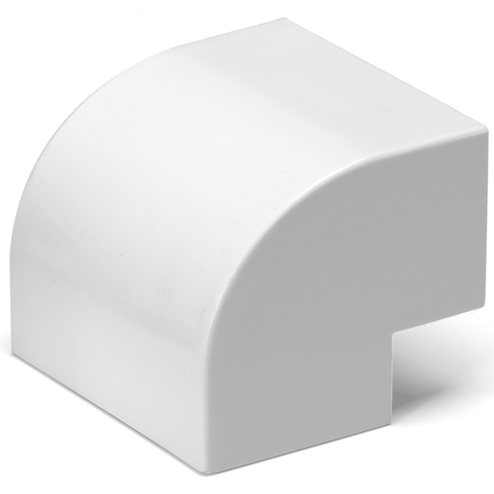 PVC Square Trunking External Bend White 40*25mm 4pcs